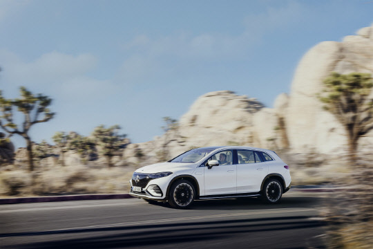 더 뉴 EQS 580 4매틱 SUV. 메르세데스 벤츠코리아 제공